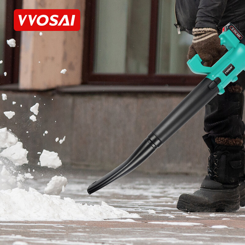 Воздуходувка аккумуляторная VVOSAI WS-LF20-C1, 20 В, 1 аккумулятор, для уборки снега, листьев