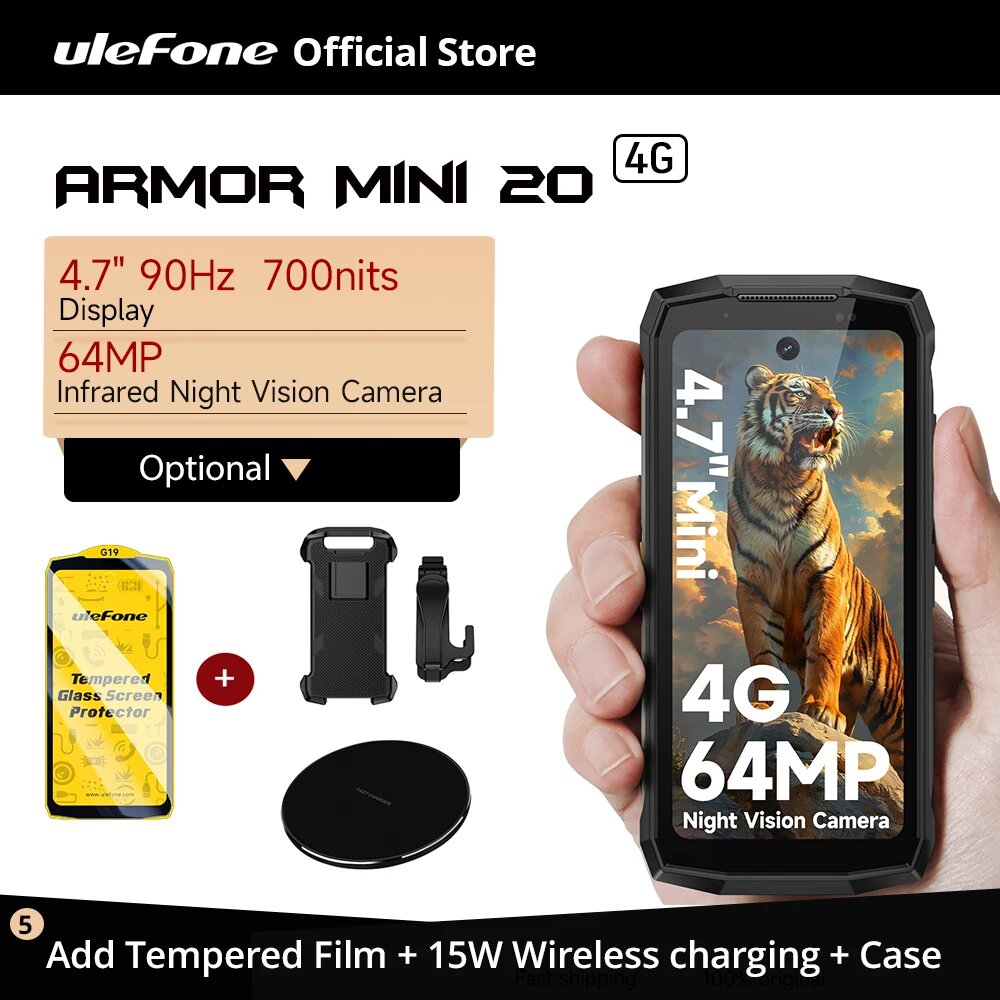 Смартфон Ulefone Armor Mini 20, 16/256ГБ, global