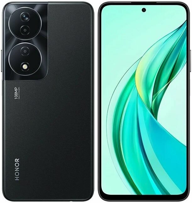 Смартфон HONOR 90 Smart, Android 13, экран 6.8", 4/128 ГБ, чёрный