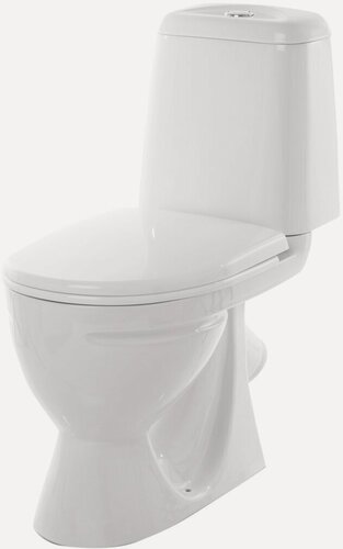 Изображение товара Унитаз-компакт Идеал Комфорт Белый S1 (арматура 2-реж. OLI, сиденье дюропласт с микролифтом)