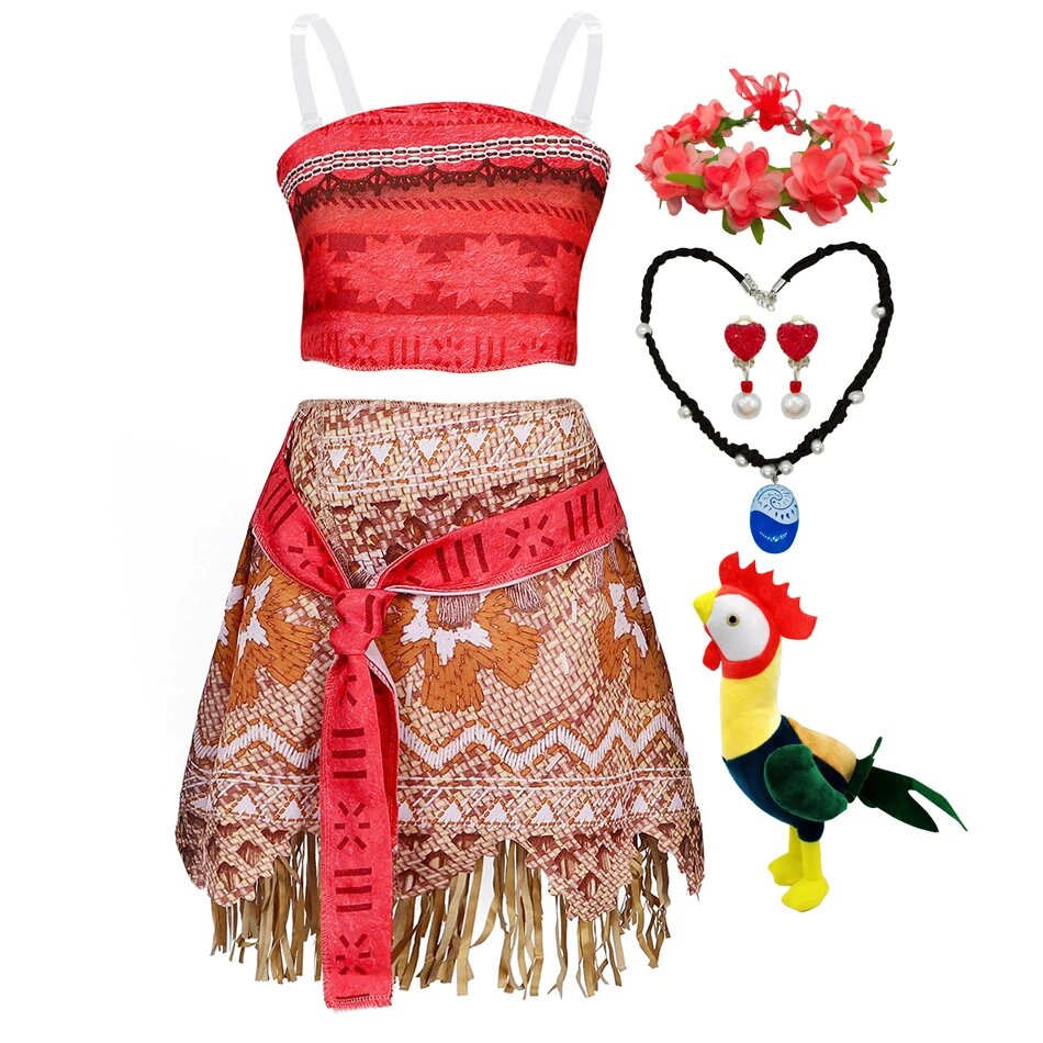 Детский костюм Моаны оllobebe 5-6T (Tag 130) Moana Dress 11