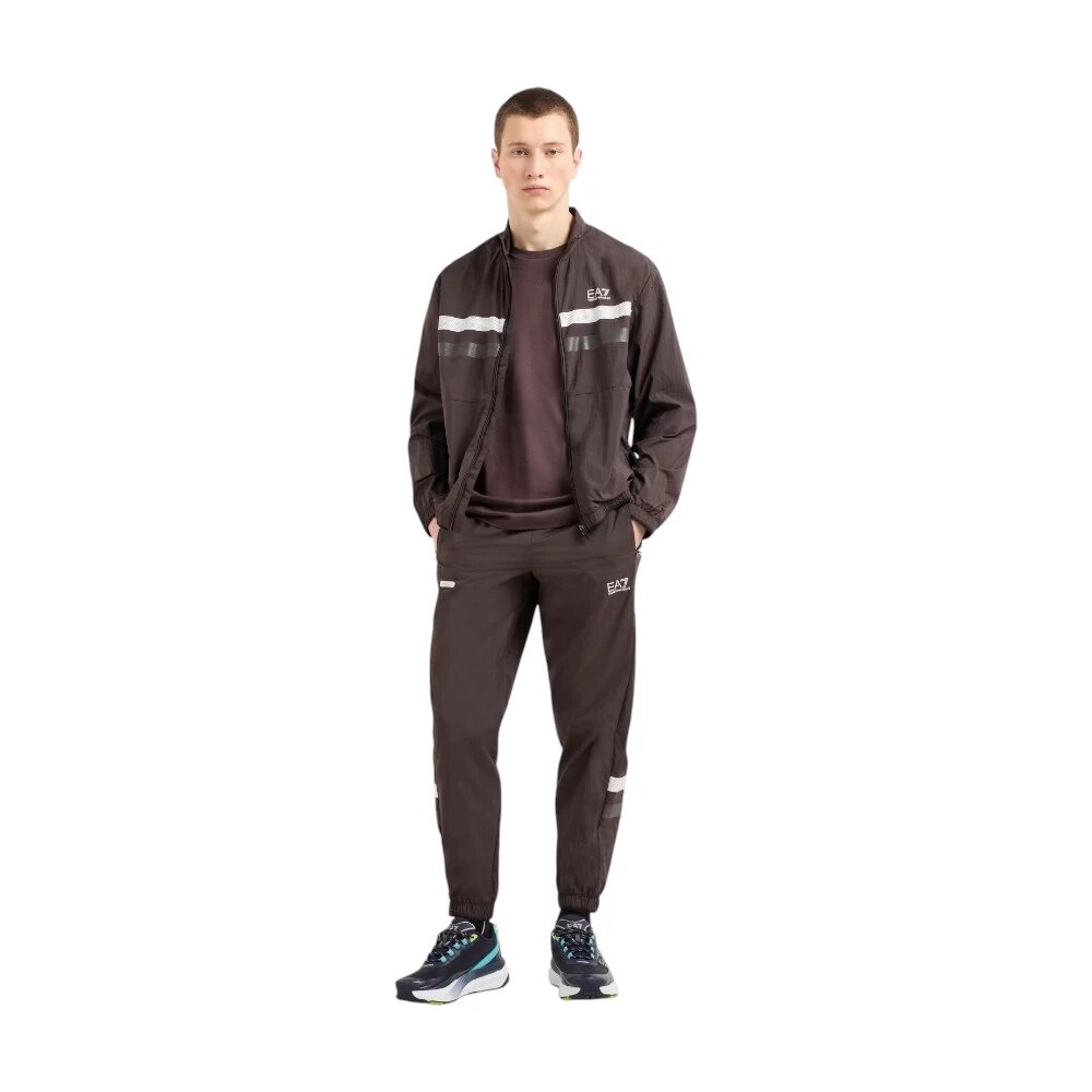 Футболка EA7 EMPORIO ARMANI, размер 2XL, коричневый — фото 1