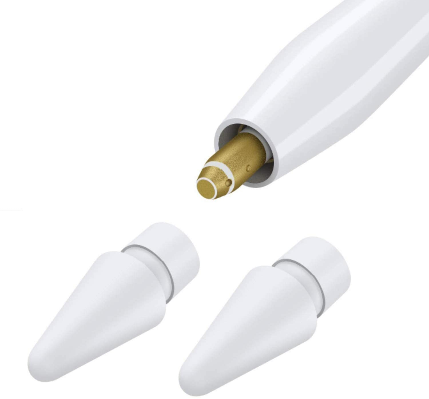 Apple Pencil Tips насадка для стилусов Apple универсальные 4 шт в комплекте pencil — фото 1