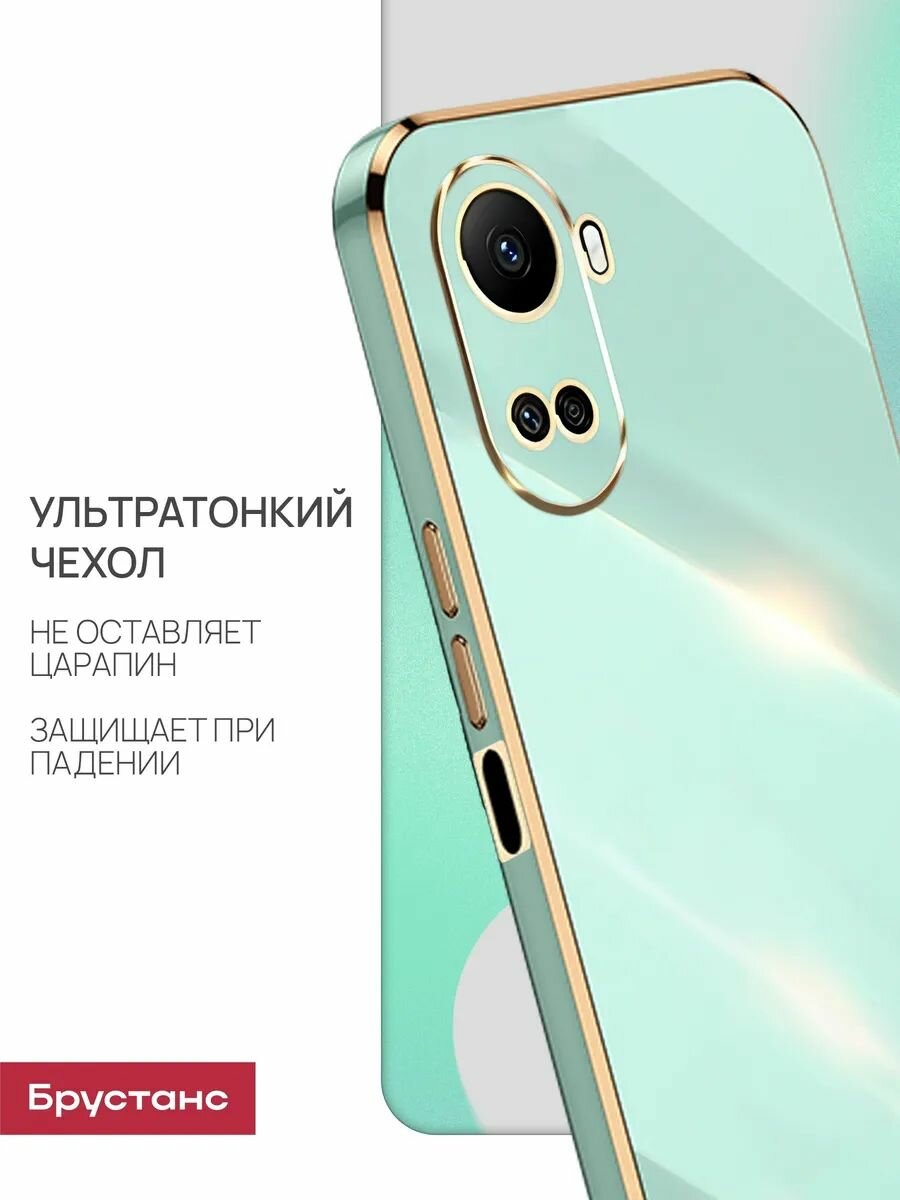 Чехол на Huawei nova 10 se силикон противоударный; защита камеры — фото 1