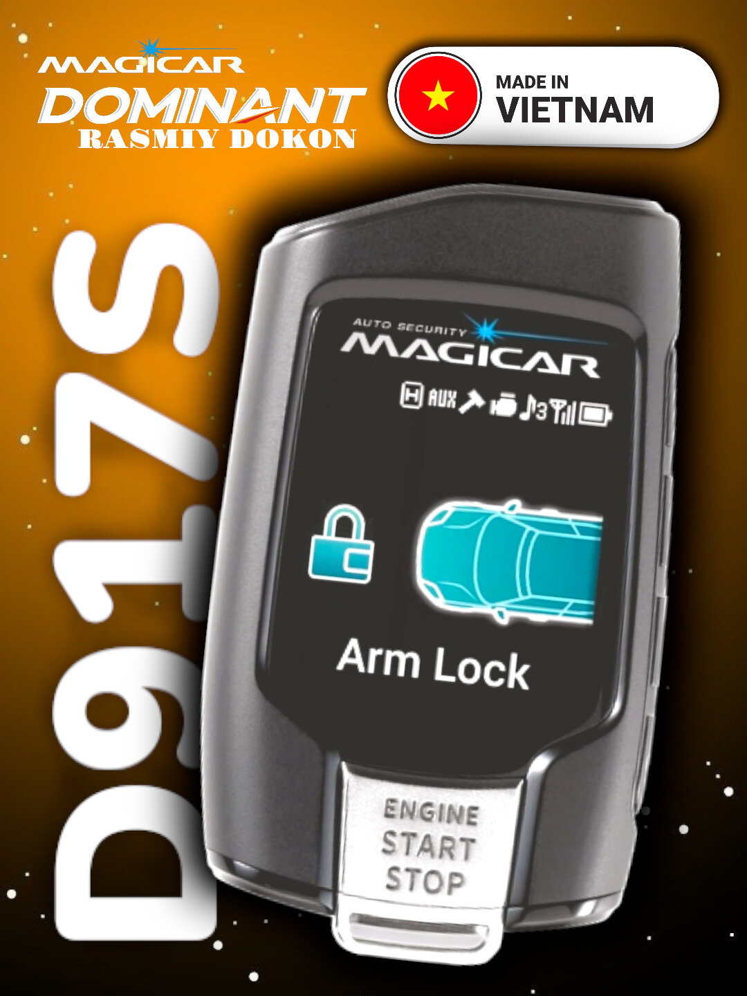 Сигнализация Dominant Magicar D917S, автозапуск, турботаймер, обратная связь