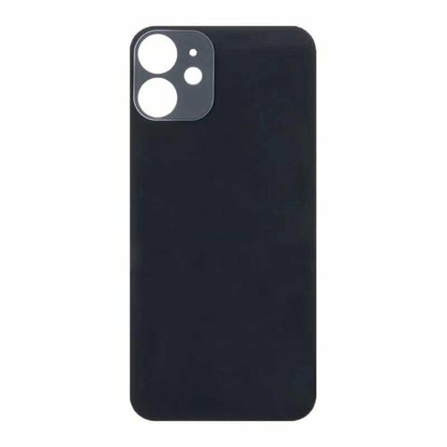 Задняя крышка для iPhone 12 mini, стекло, цвет черный, 1 шт. задняя крышка для iphone 12 mini фиолетовый