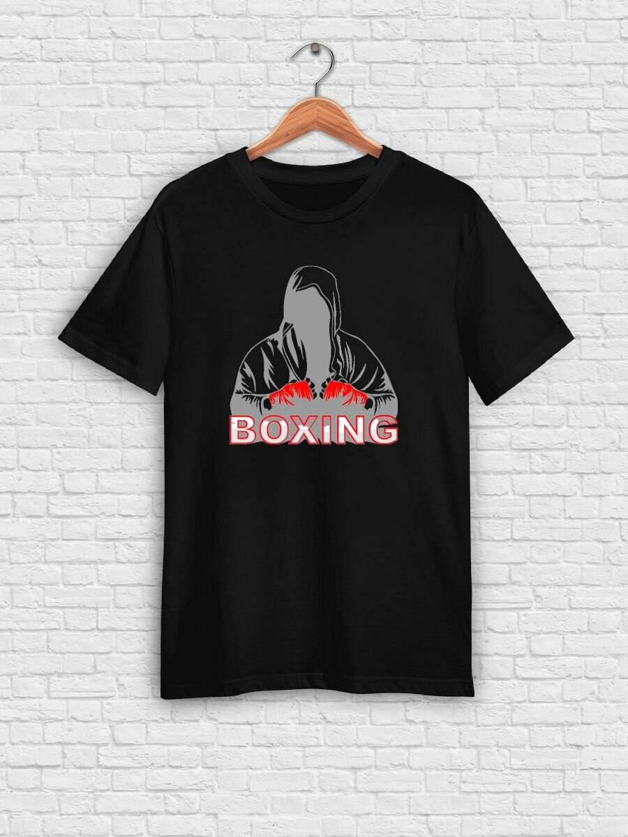 Футболка Printech размер 4XL (58-60) черный