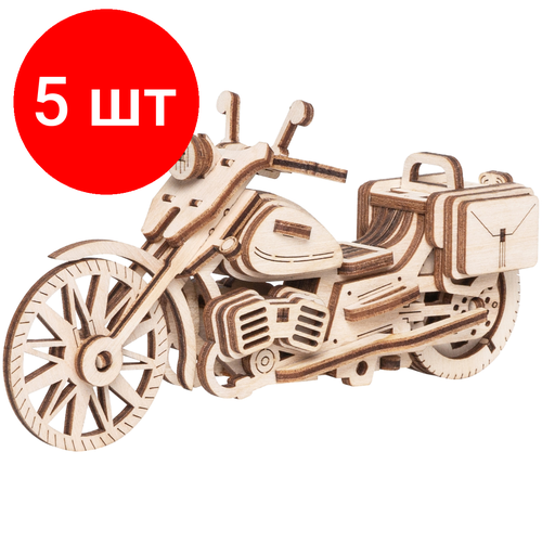 Конструктор деревянный 3d Ewa мотоцикл Cruiser
