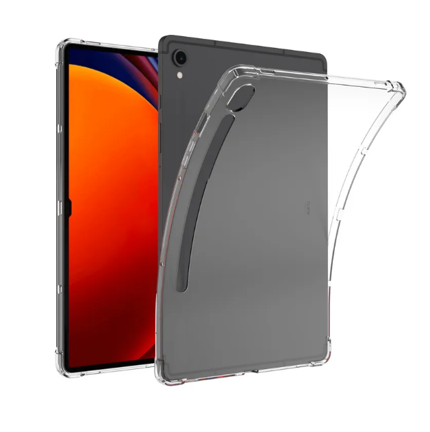 Чехол накладка противоударный для планшета Samsung Galaxy Tab S7, S8, S9, S9 FE (11") прозрачный — фото 1