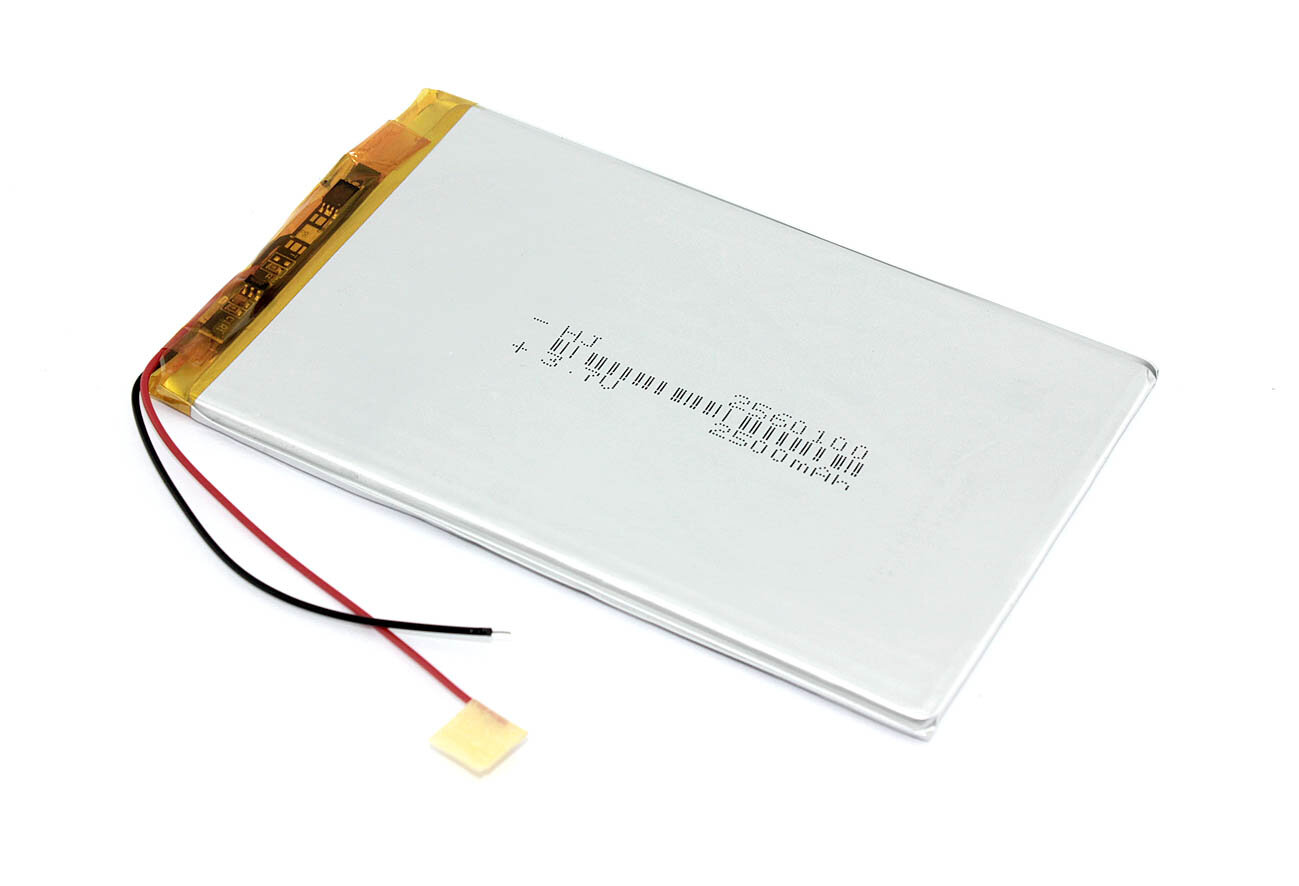 Аккумулятор Li-Pol (батарея) 2.5*60*100мм 2pin 3.7V/2500mAh