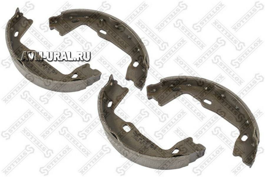 STELLOX 662100SX 662 100-SX_=4651.00=347SBS ! колодки барабанные ручника\ Opel Astra 1.8-2.0GSi 91-98/Omega all 78-03