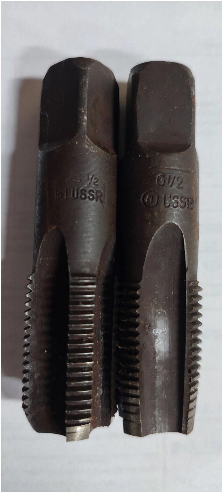 Метчики G1/2 дюйма (14 ниток/дюйм) СССР 1 2 номер