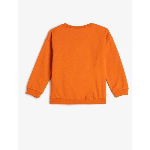 Свитшот KOTON, размер 6-9 месяцев, оранжевый брюки koton размер 6 9 месяцев оранжевый