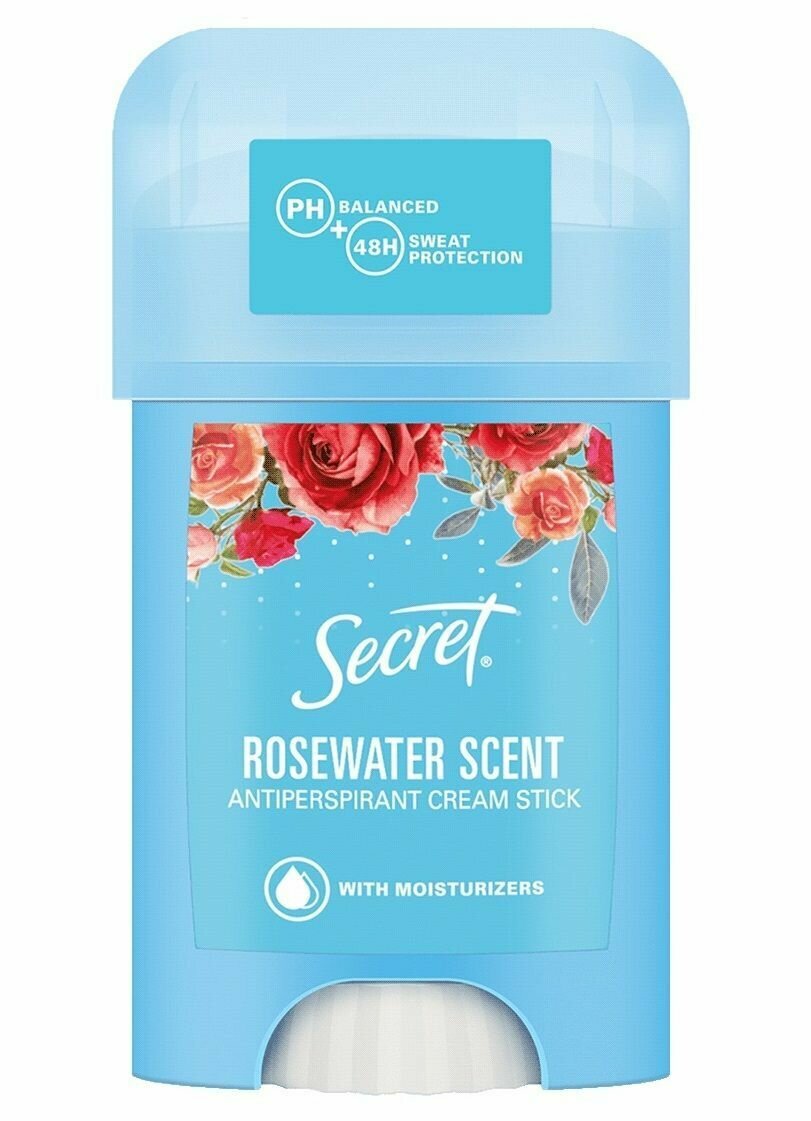 Secret Rosewater Scent/Розовая вода Дезодорант-антиперспирант кремовый