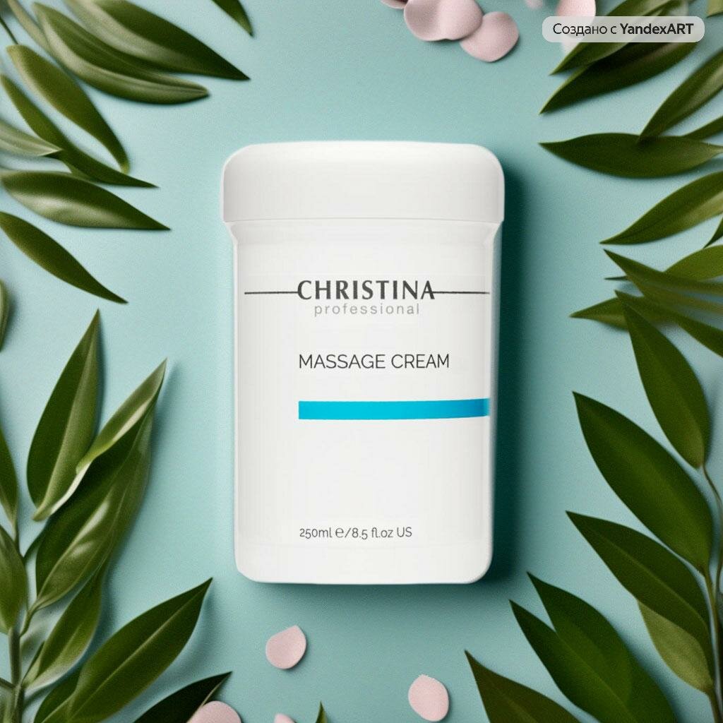 Christina Massage Cream Массажный крем для лица, шеи и декольте, 250 мл