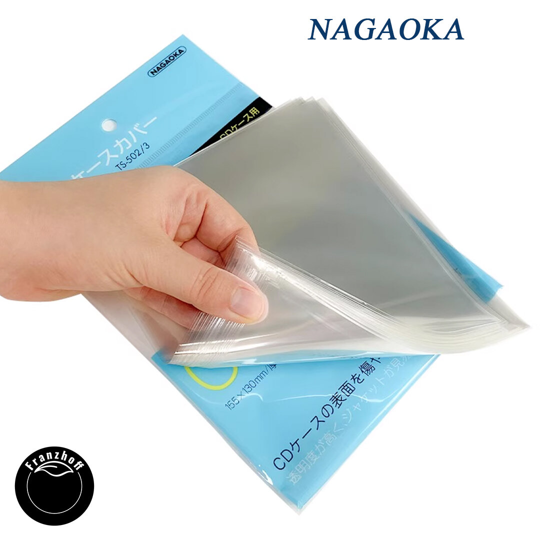 NAGAOKA TS-502/3 - Конверты для защиты CD дисков без клапана 30  защитные внешние пакеты из полированного полипропилена