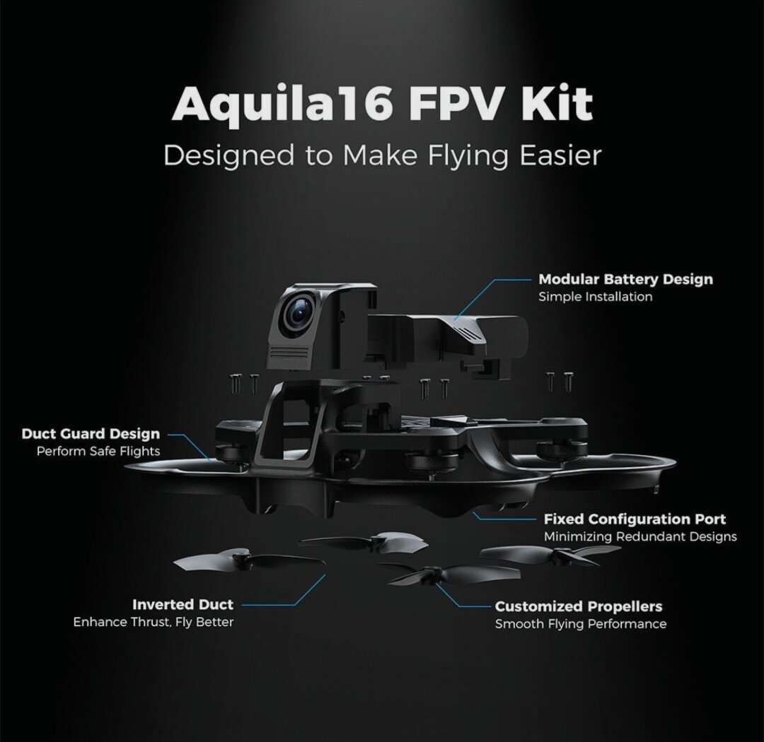 Квадрокоптер BETAFPV Aquila16 FPV Kit