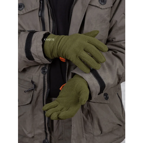 фото Перчатки , размер 8-9 ru / m/l, горчичный кмф78