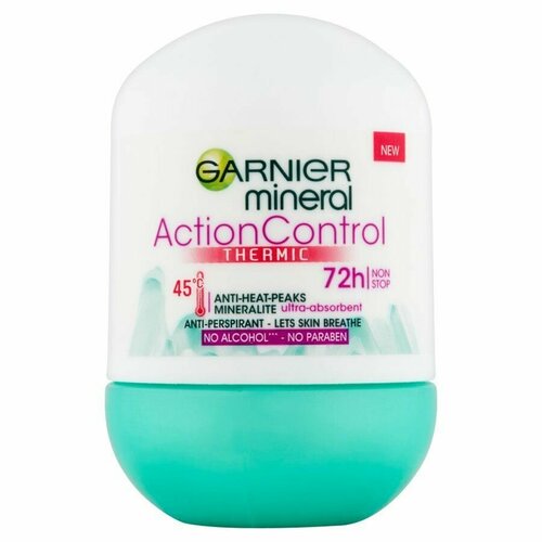 Garnier дезодорант шариковый Актив Контроль Термозащита, 50мл, 4 шт