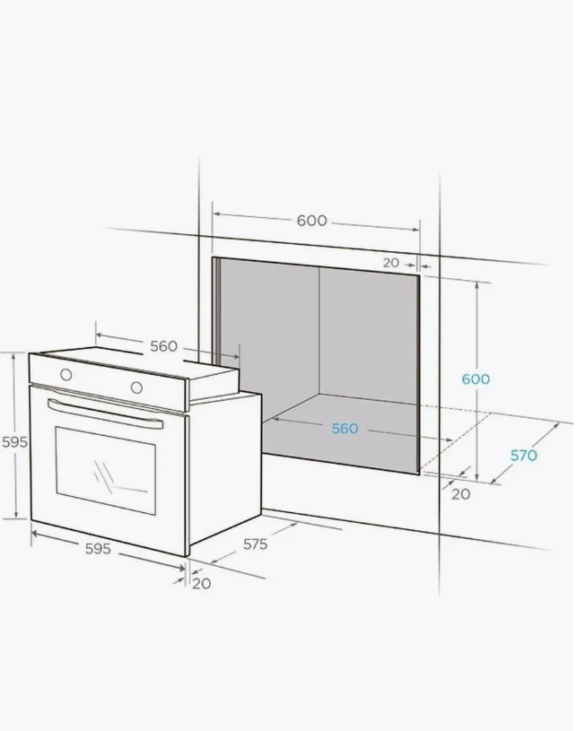 Электрический духовой шкаф Midea - фото №13