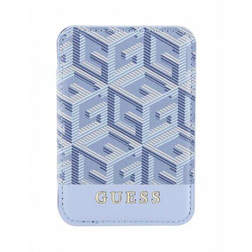 Кредитница GUESS фактура гладкая синий 3690₽