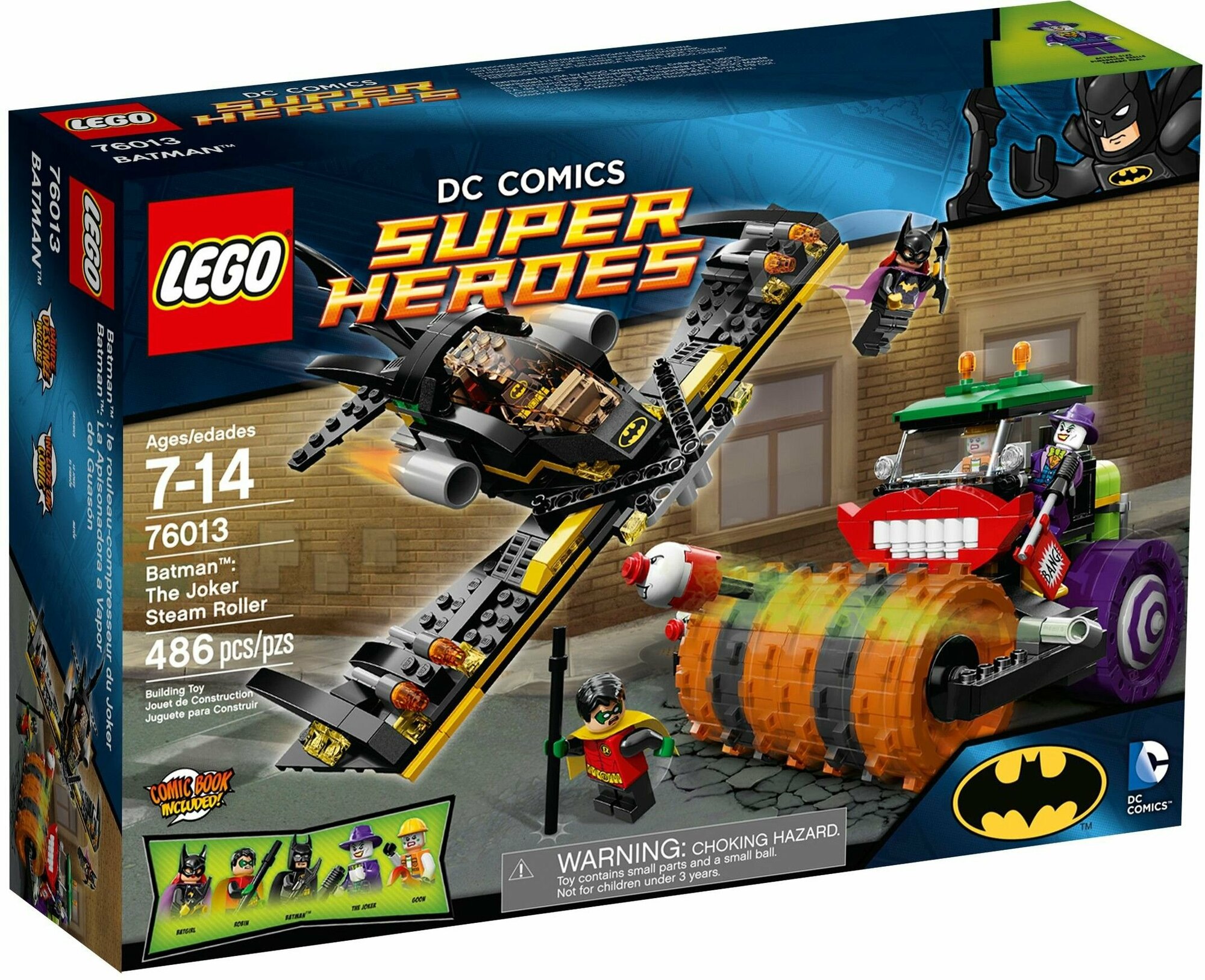 Конструктор LEGO DC Comics Super Heroes 76013 Паровой каток Джокера