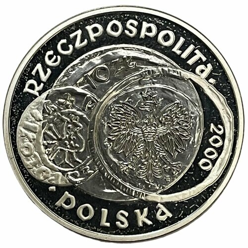 Польша 10 злотых 2000 г. (1000 лет Конгрессу в Гнезно) (Proof)
