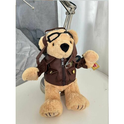 Мягкая игрушка медведь плюшевый мишка военный вдв летчик