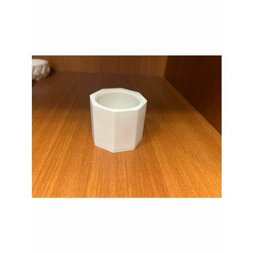 Подсвечник маленький восьмигранник из гипса Ручная работа 239₽