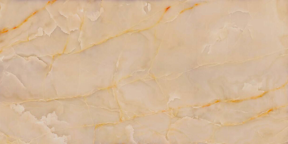 Керамогранит Marazzi Allmarble Onice Beige Lux MEX5, глянцевый, 60x120 см — фото 1