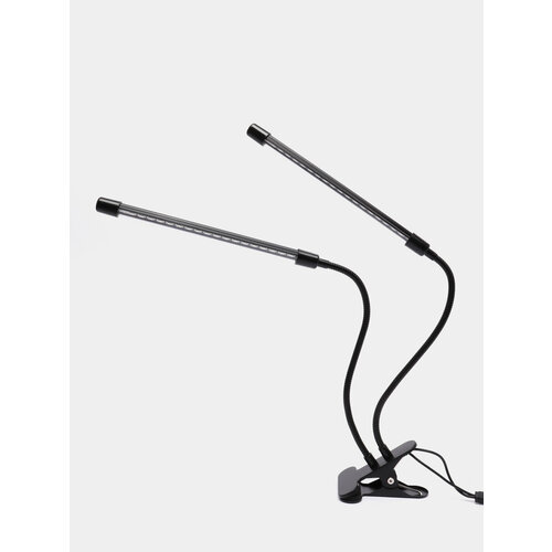 Светодиодная фитолампа USB для выращивания растений рассады 1-4 головки Цвет Пурпурный 6597₽