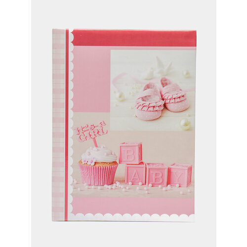 Фотоальбом 100 фото 10х15 Детский твёрдая обложка Цвет Конфетный 1199₽