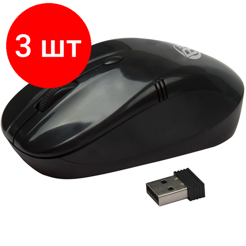 Комплект 3 штук Мышь компьютерная RITMIX RMW-111 Black 100016002000dpi 15118174 232900₽