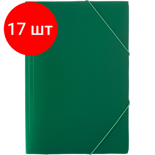 Комплект 17 штук, Папка на резинках Attache Economy 045-PR-E зеленый комплект 26 штук папка на резинках attache economy 045 pr e зеленый