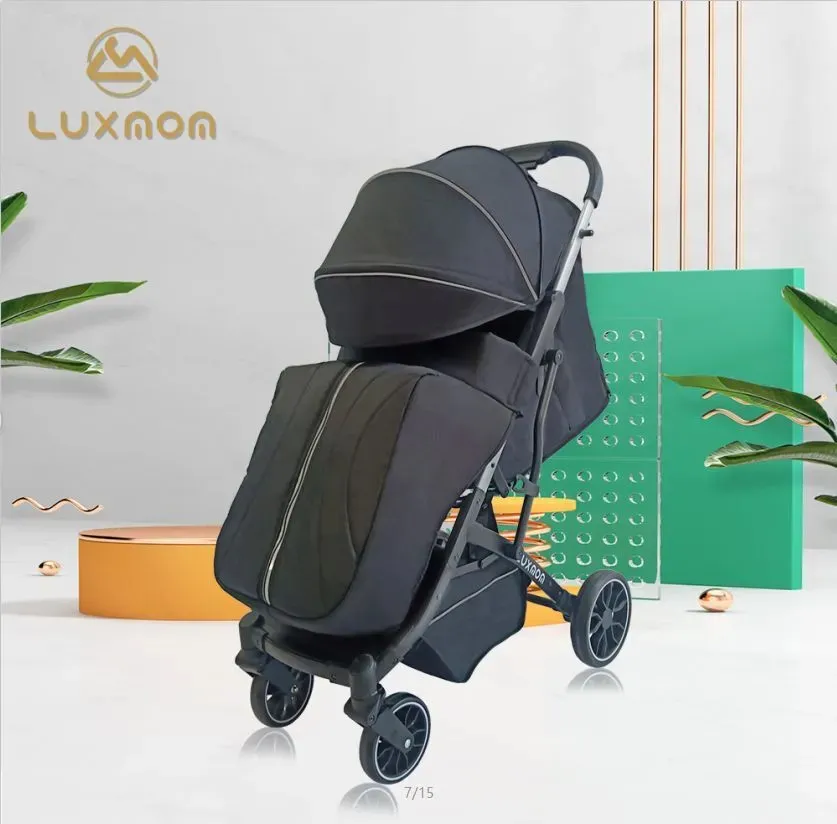 Коляска детская прогулочная Luxmom V3 черный