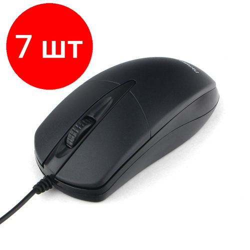 комплект 6 штук мышь компьютерная гарнизон gm 220 usb черный 1000dpi 16881 Комплект 7 штук, Мышь компьютерная Гарнизон GM-220, USB, черный, 1000dpi (16881)