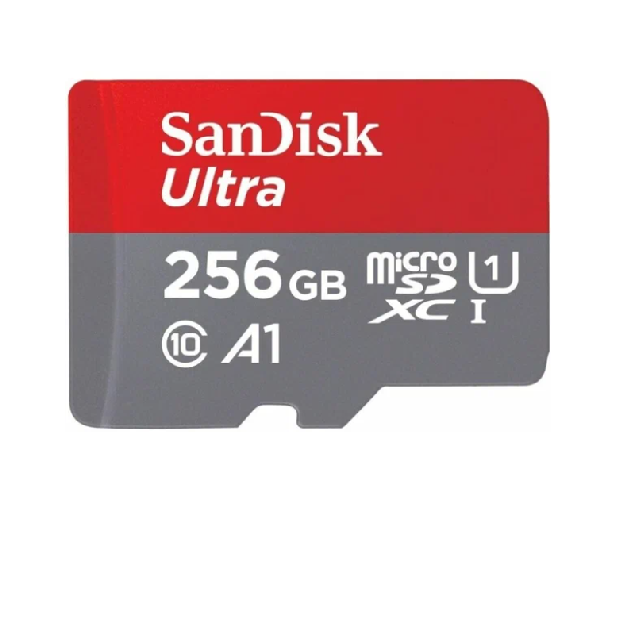 Карта памяти MicroSDXC 256GB SanDisk SDSQUAC-256G-GN6MN Ultra A1 C10 U1 UHS-I 150MB/S, без адаптера