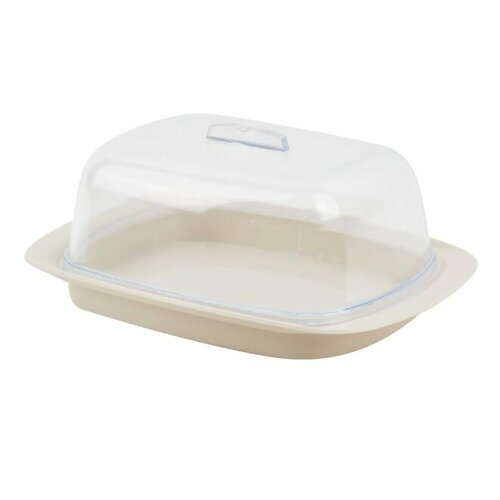 Масленка для масла 170x115x70 мм полипропилен цвет бежевый 399₽