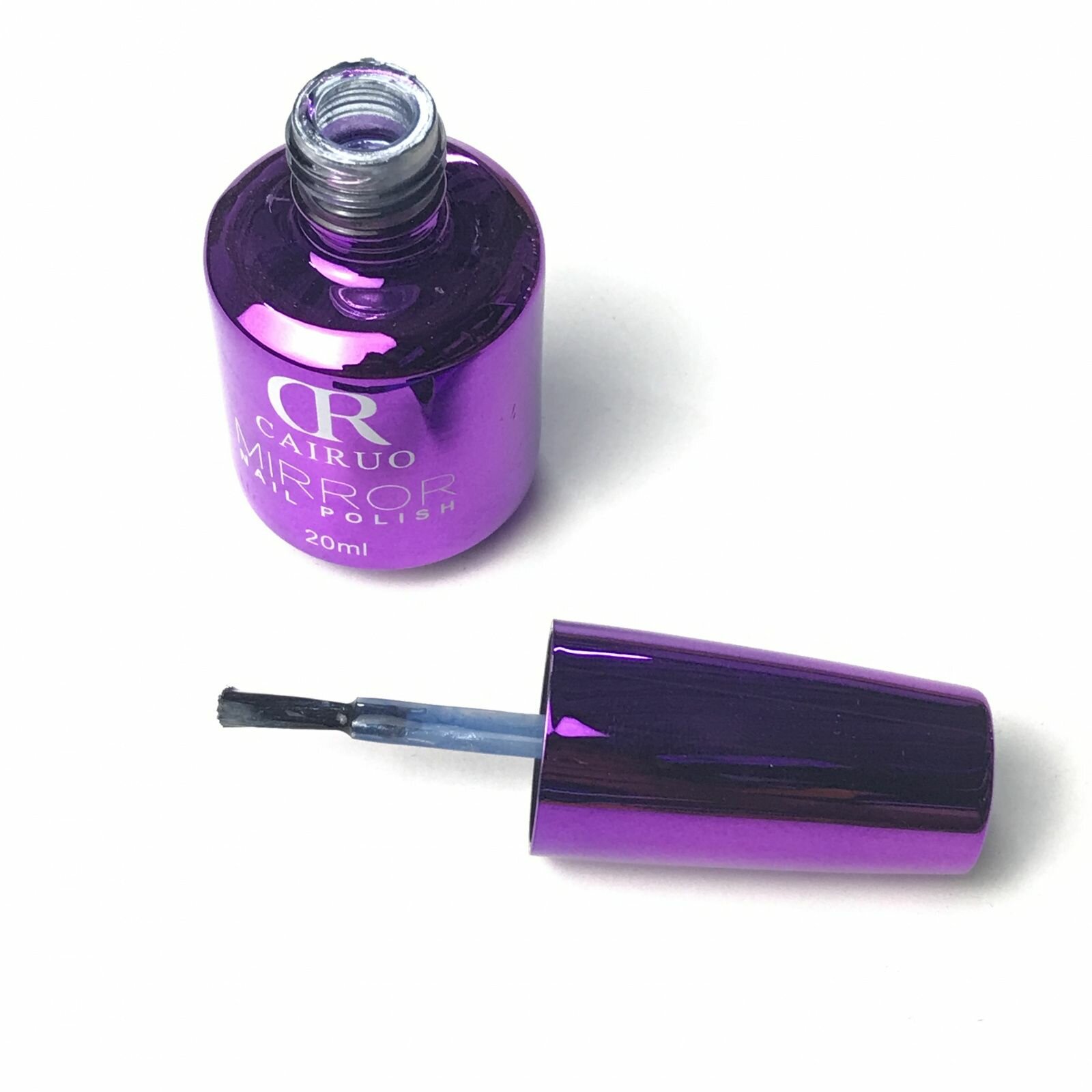 фото Лак для ногтей CR cairuo, цвет металл № 07, 20 мл, 1 шт