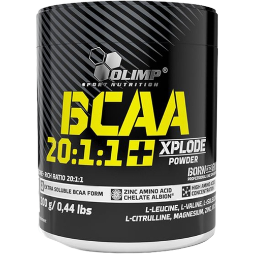 фото Аминокислоты bcaa (бцаа), olimp, bcaa 20:1:1 xplode powder, 200 г, грейпфрут