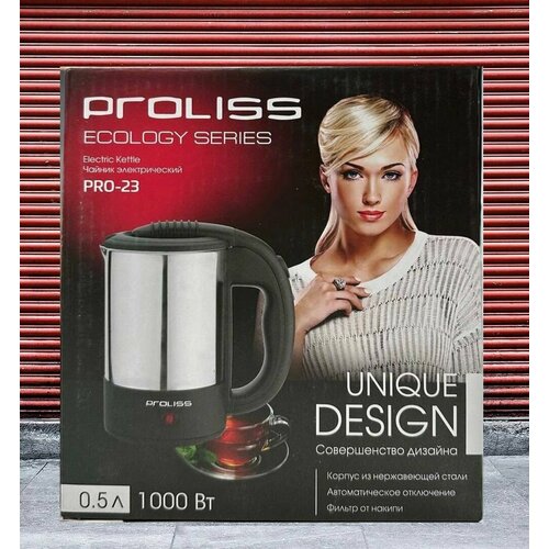 Электрический чайник черный 1000Вт 180000₽