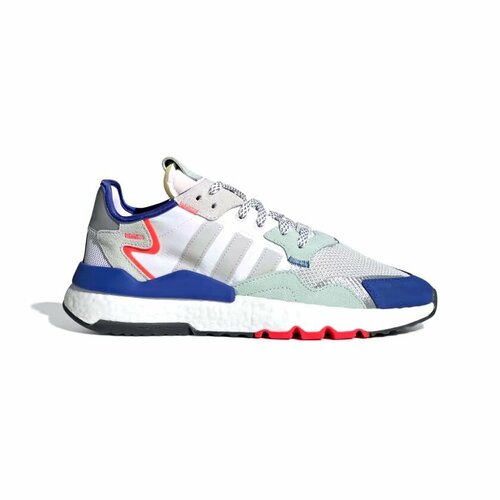 Кроссовки adidas NITE JOGGER, полнота 10, размер 10US, синий, белый