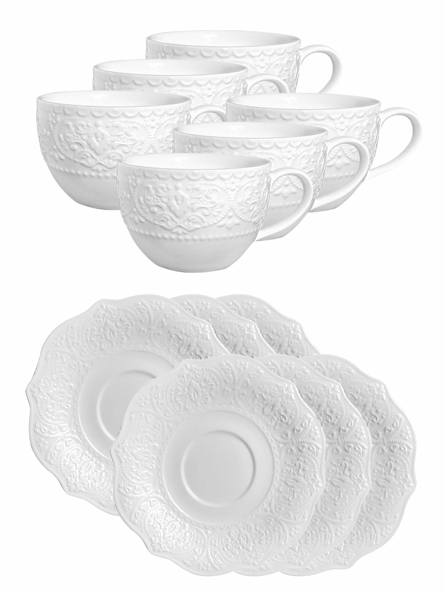 фото Кофейный набор Tudor England, коллекция Royal Whitehall, 12 предметов на 6 персон, TUC3113