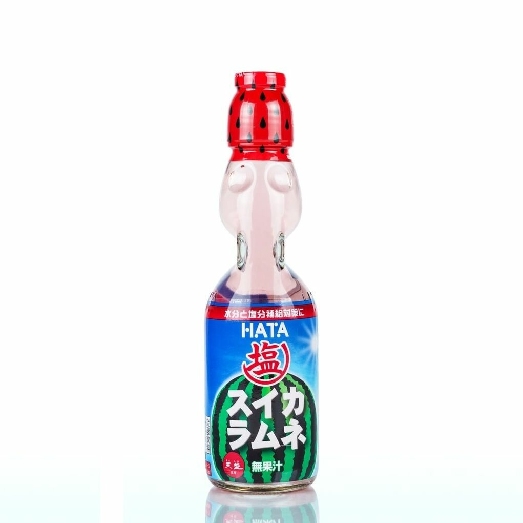 Газированный напиток HATAKOSEN Ramune со вкусом арбуза, 200 мл (Япония)