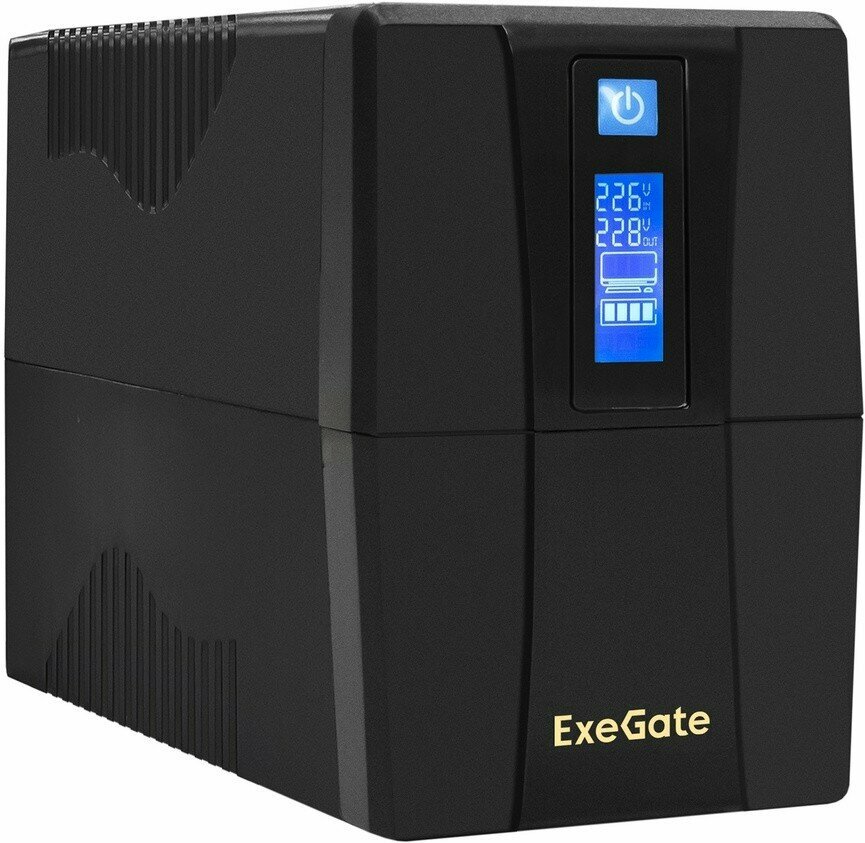 ИБП ExeGate Power Smart ULB-600 LCD (C13 RJ USB) (EP285559RUS)