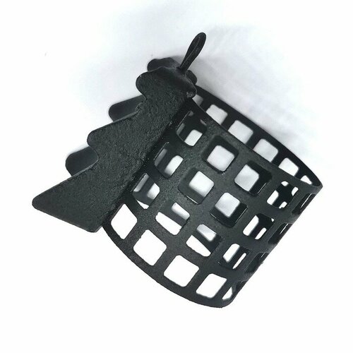 фото Груз-кормушка металлическая x-feeder me alligator m perfo, цвет matt black, 100 г, 40 мл 9735068