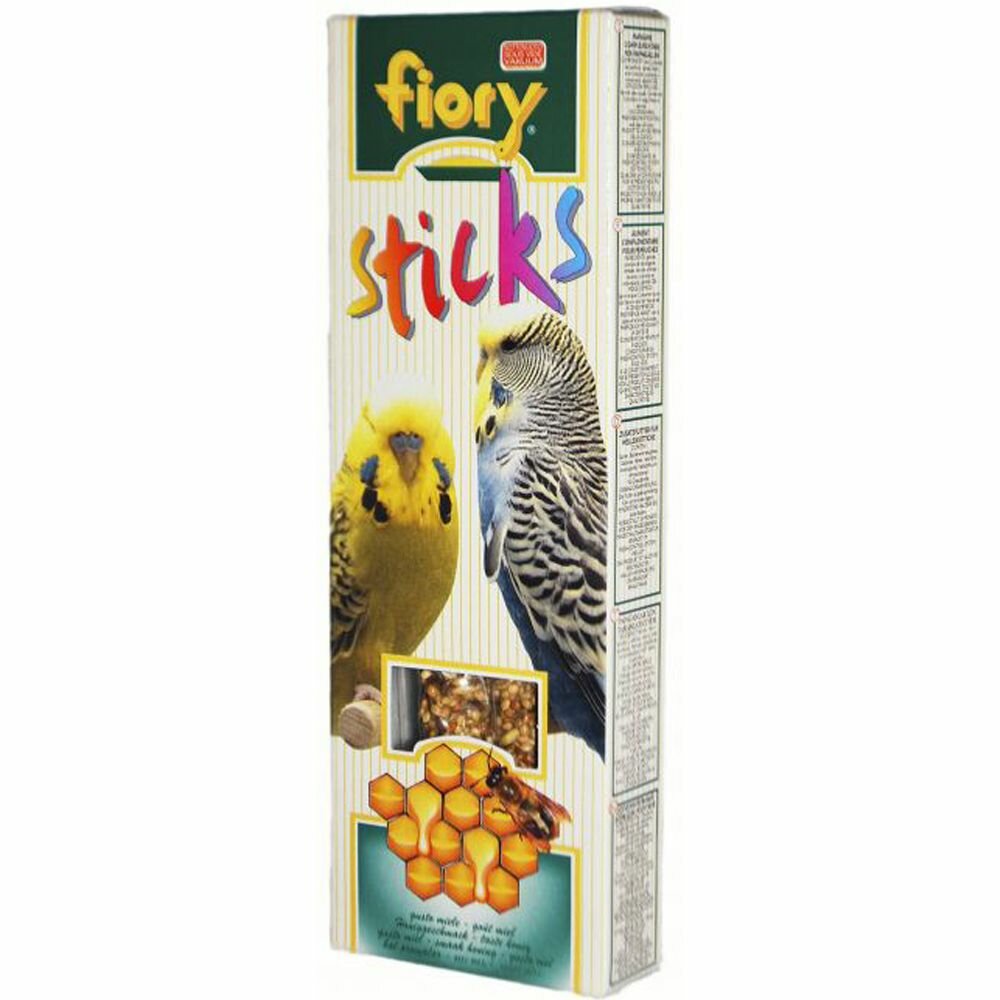 Лакомство Fiory палочки для попугаев Sticks с медом, 30г - фото №13