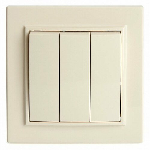 Выключатель трехклавишный Mebelion Эрна 39923 156₽