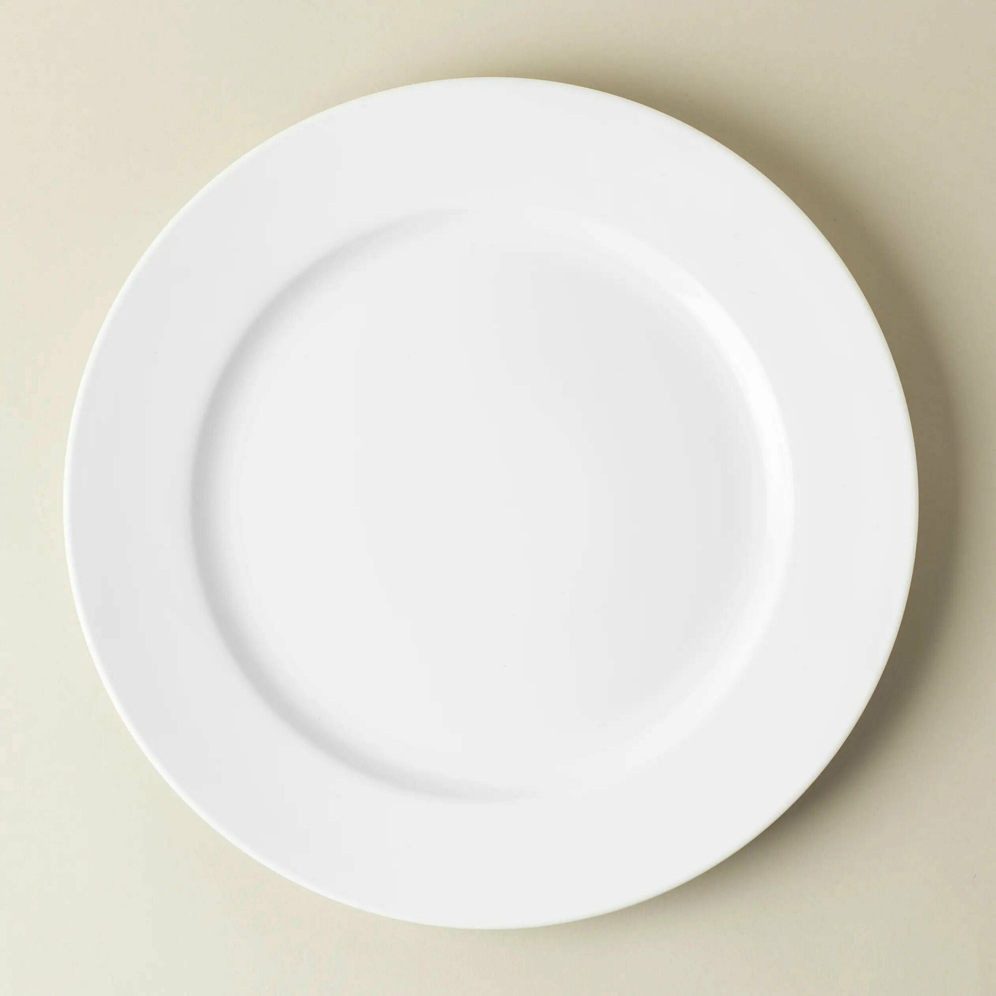 Набор белых фарфоровых тарелок Classic 20 см 4 шт
