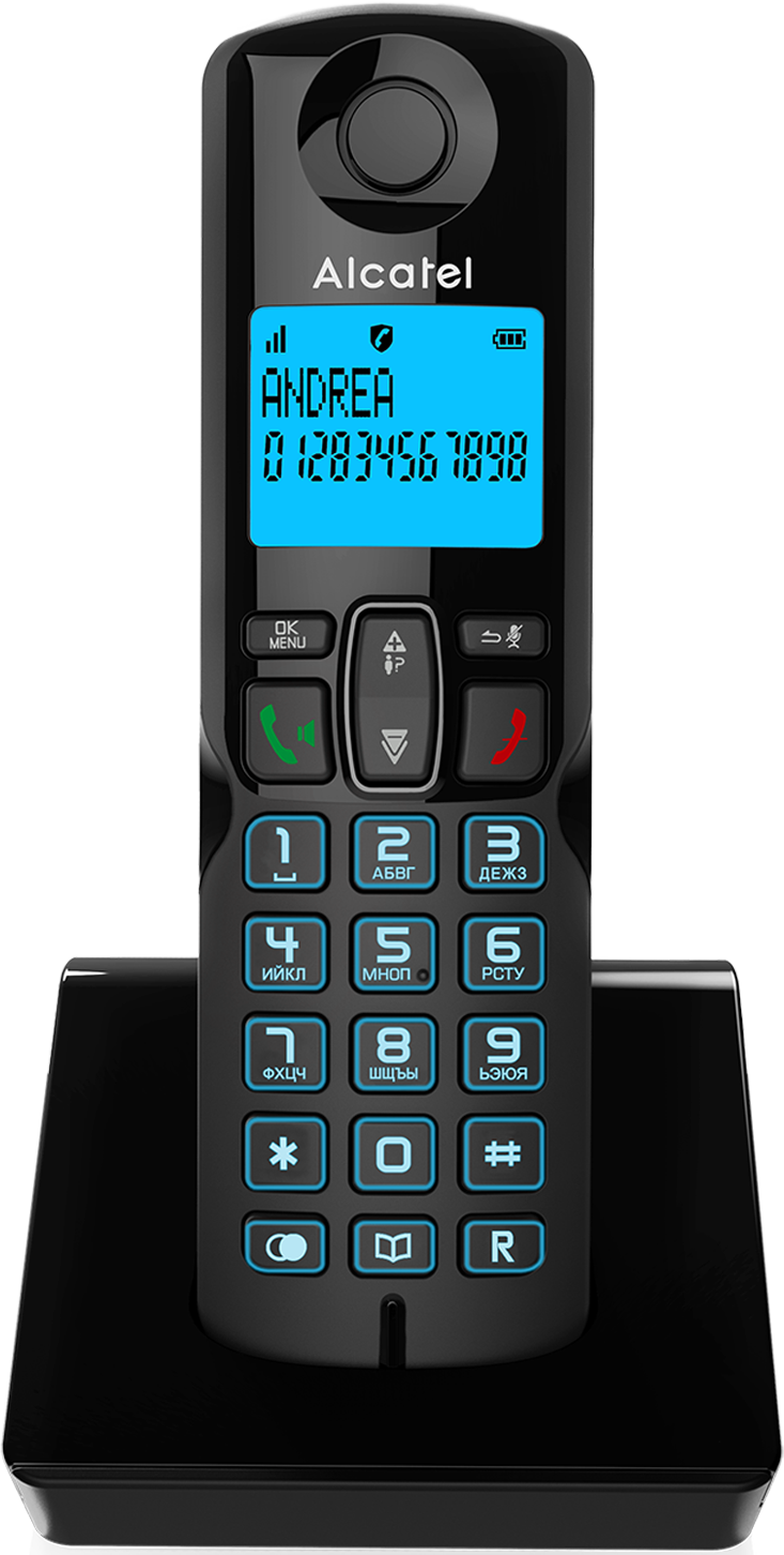 Радиотелефон Alcatel S250 черный